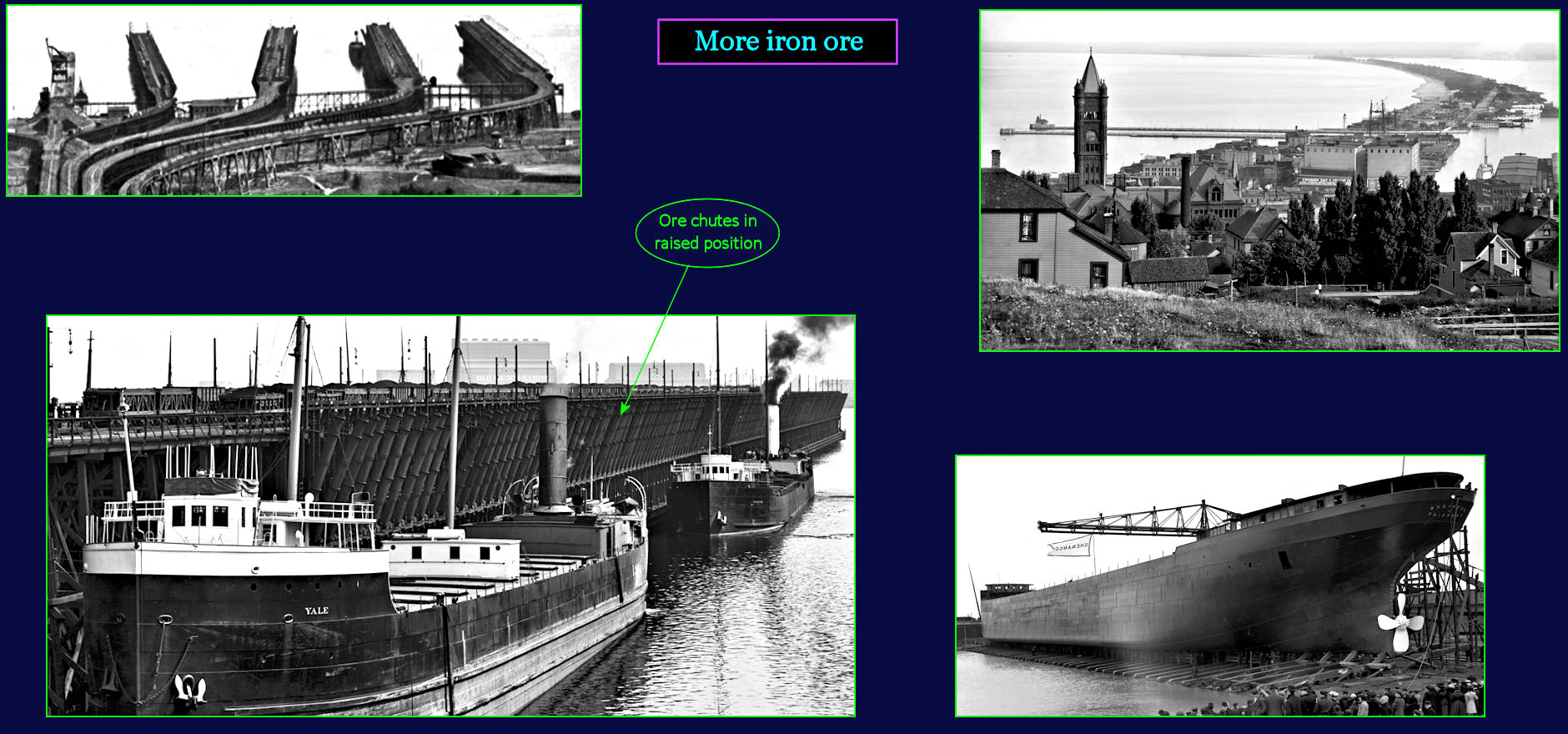 Duluth ore loading docks, 1910